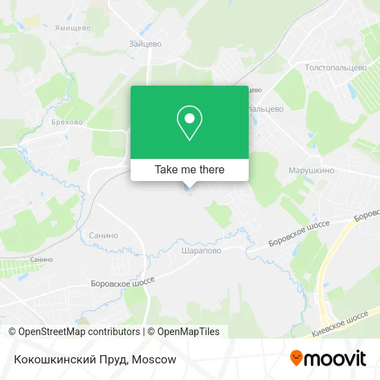 Кокошкинский Пруд map
