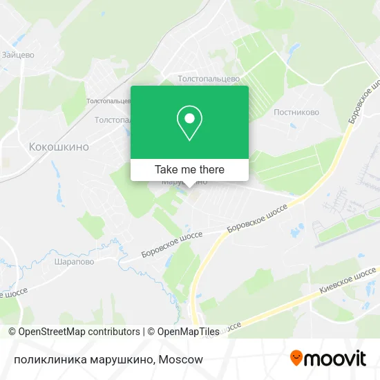 поликлиника марушкино map