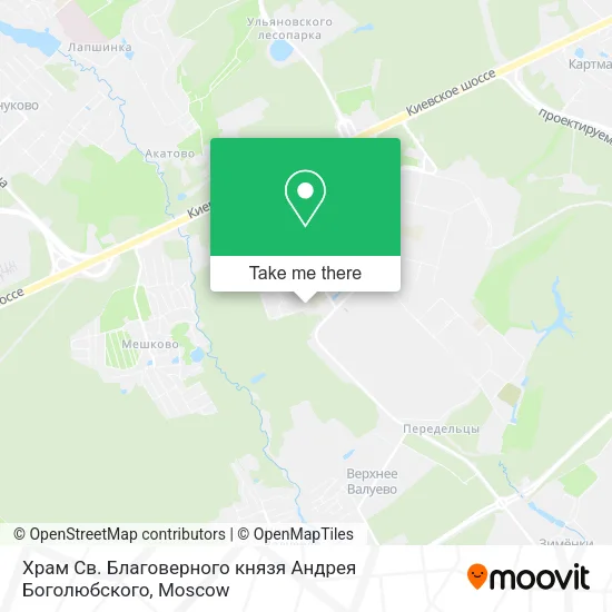 Храм Св. Благоверного князя Андрея Боголюбского map
