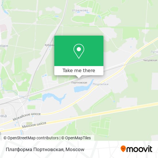 Платформа Портновская map