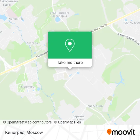 Киноград map