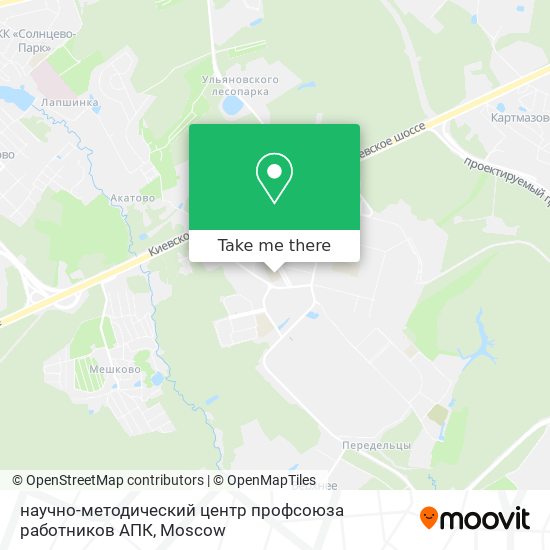 научно-методический центр профсоюза работников АПК map