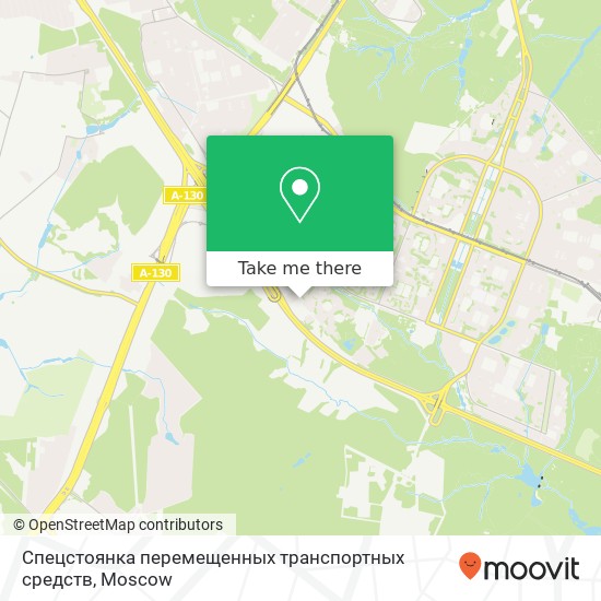 Спецстоянка перемещенных транспортных средств map