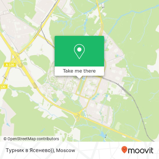 Турник в Ясенево)) map