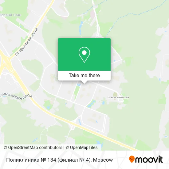 Поликлиника № 134 (филиал № 4) map