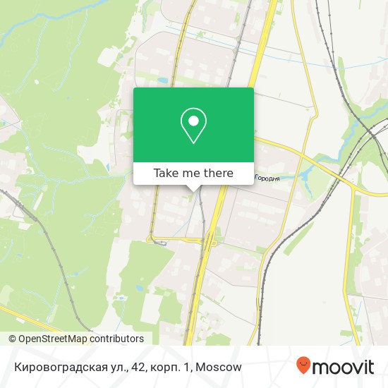 Кировоградская ул., 42, корп. 1 map