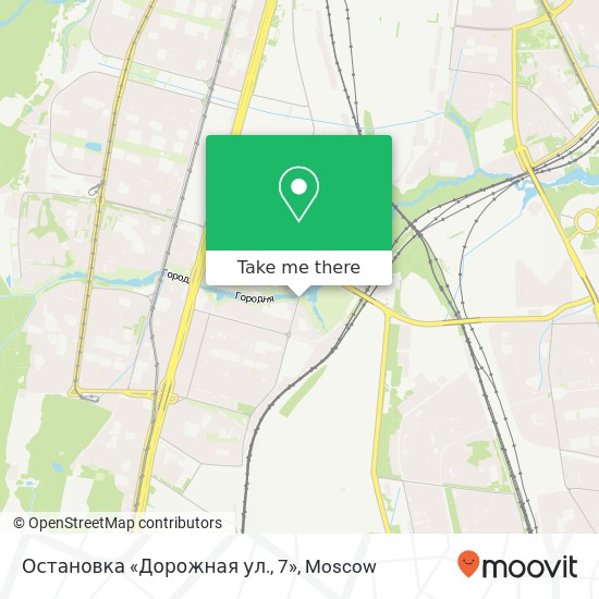 Остановка «Дорожная ул., 7» map