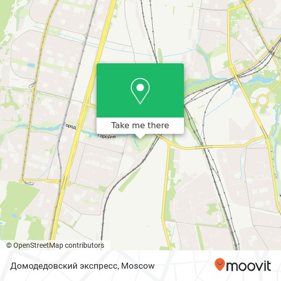 Домодедовский экспресс map