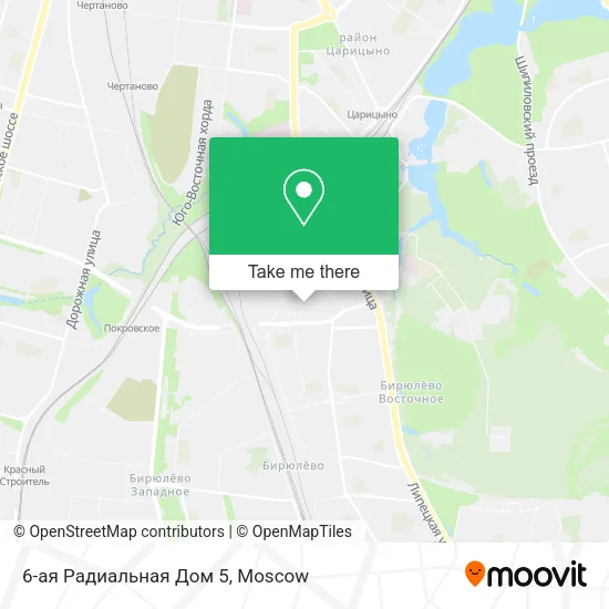 6-ая Радиальная Дом 5 map