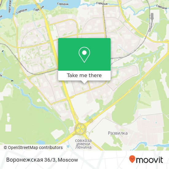 Воронежская 36/3 map