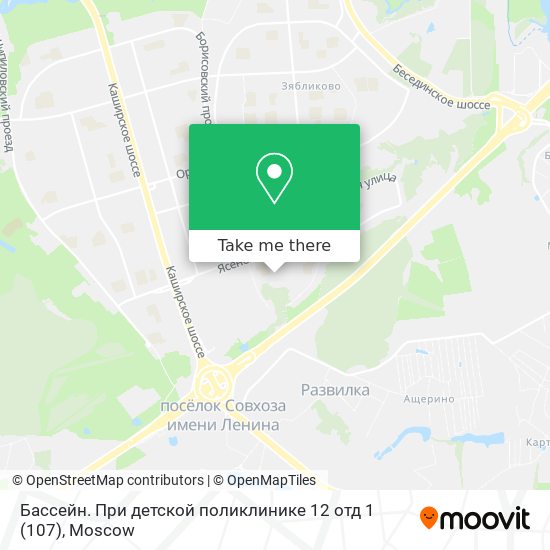 Бассейн. При детской поликлинике 12 отд 1 (107) map