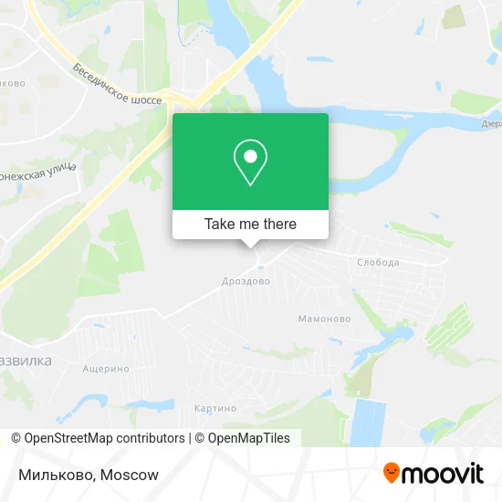 Мильково map