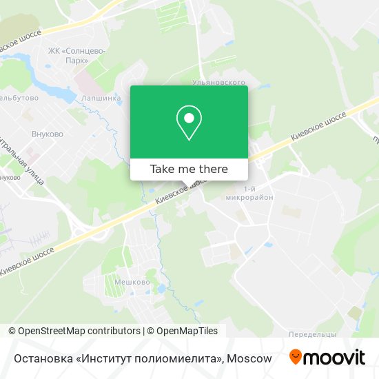 Остановка «Институт полиомиелита» map