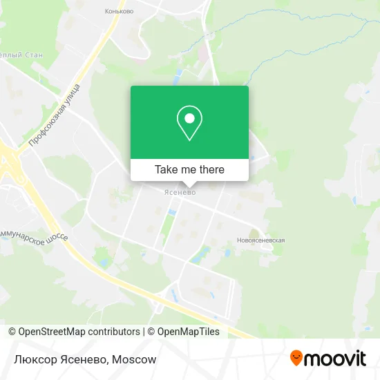 Люксор Ясенево map
