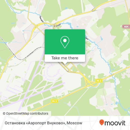 Остановка «Аэропорт Внуково» map