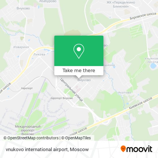vnukovo international airport map