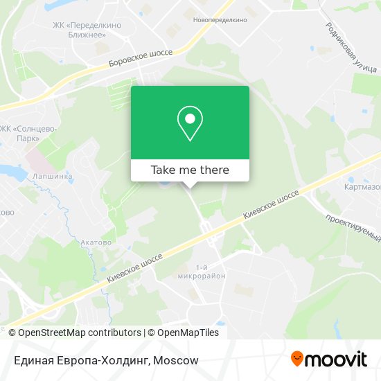 Единая Европа-Холдинг map