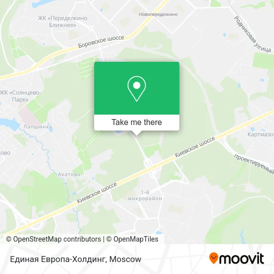 Единая Европа-Холдинг map