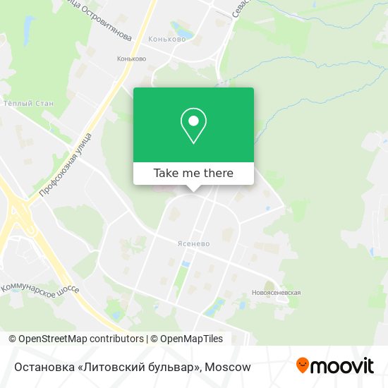 Остановка «Литовский бульвар» map