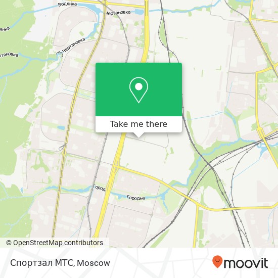 Спортзал МТС map