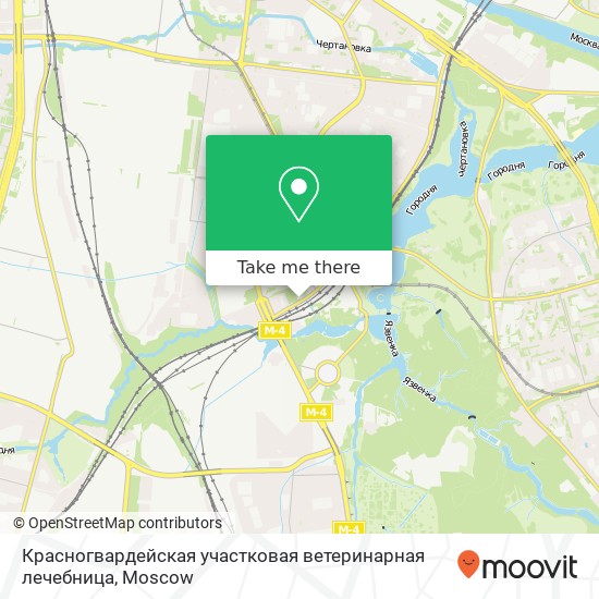 Красногвардейская участковая ветеринарная лечебница map