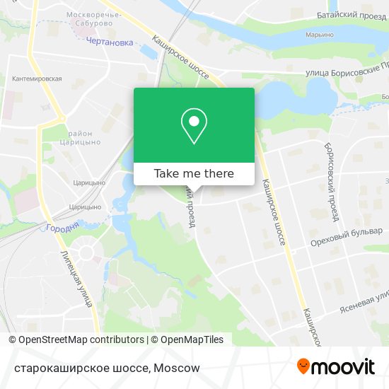 старокаширское шоссе map