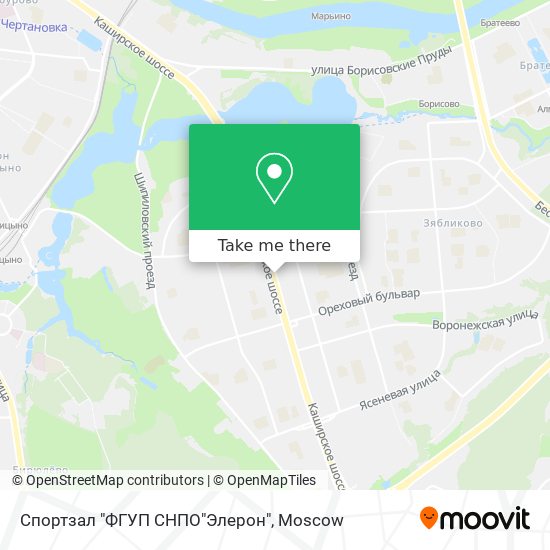 Спортзал "ФГУП СНПО"Элерон" map