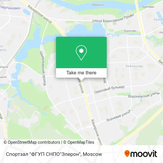 Спортзал "ФГУП СНПО"Элерон" map