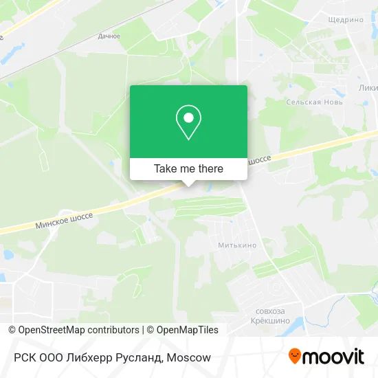 РСК ООО Либхерр Русланд map