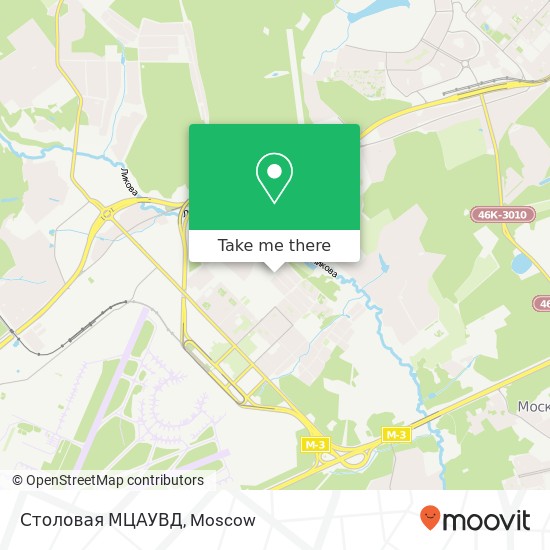 Столовая МЦАУВД map