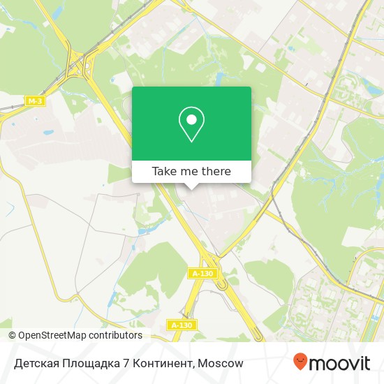 Детская Площадка 7 Континент map