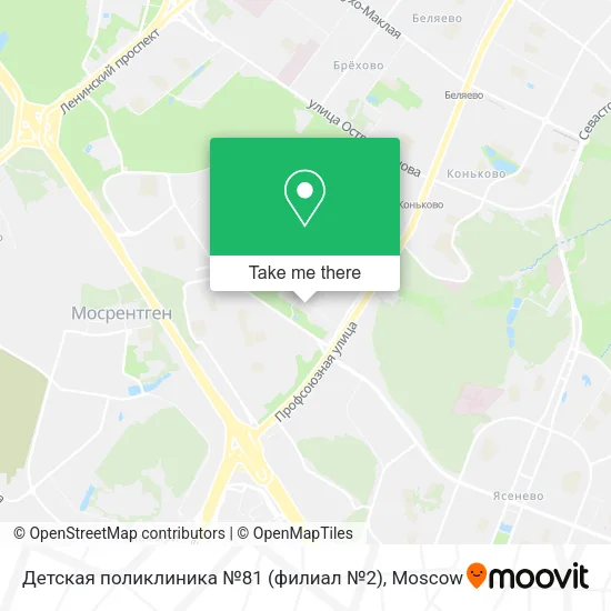 Детская поликлиника №81 (филиал №2) map