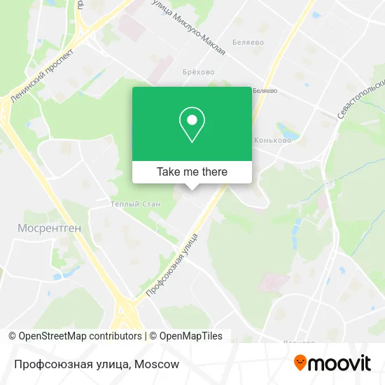 Профсоюзная улица map