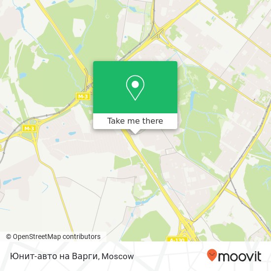 Юнит-авто на Варги map