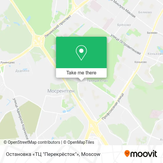 Остановка «ТЦ "Перекрёсток"» map