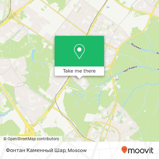 Фонтан Каменный Шар map