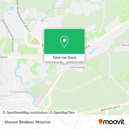 Малые Вязёмы map