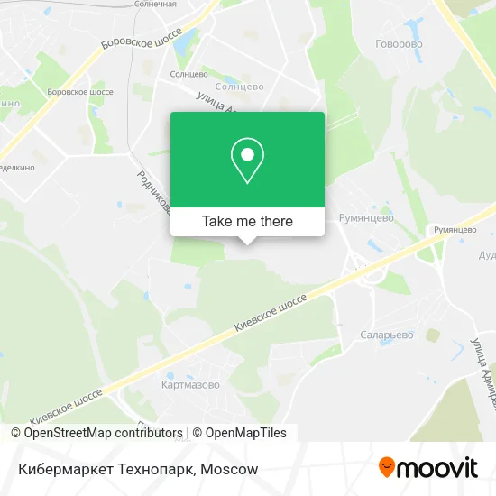 Кибермаркет Технопарк map