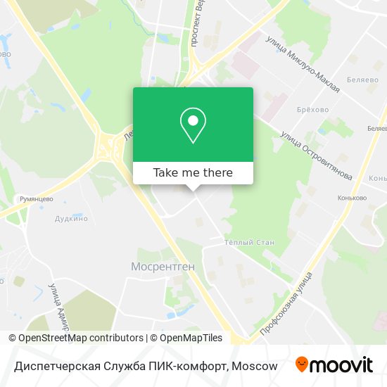 Диспетчерская Служба ПИК-комфорт map