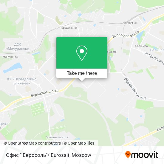 Офис " Евросоль"/ Eurosalt map