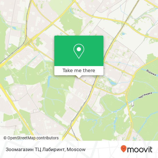 Зоомагазин ТЦ Лабиринт map