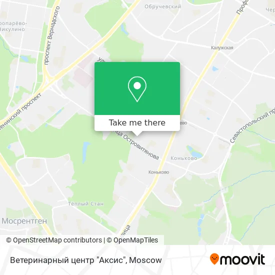 Ветеринарный центр "Аксис" map