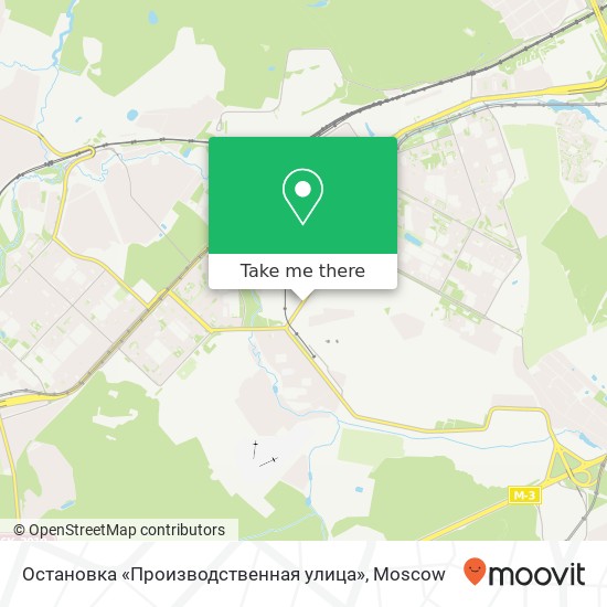 Остановка «Производственная улица» map