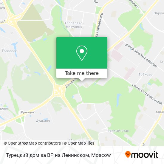 Турецкий дом за ВР на Ленинском map