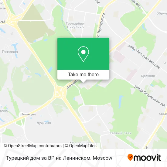 Турецкий дом за ВР на Ленинском map