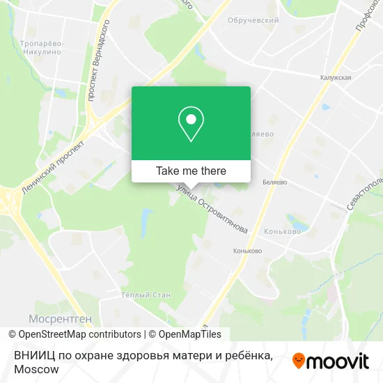 ВНИИЦ по охране здоровья матери и ребёнка map