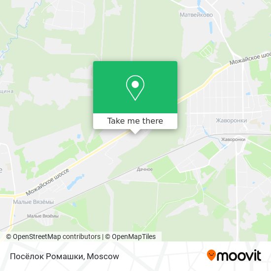 Посёлок Ромашки map