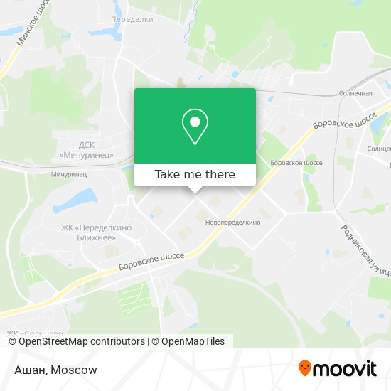 Ашан map