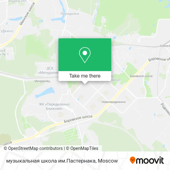музыкальная школа им.Пастернака map