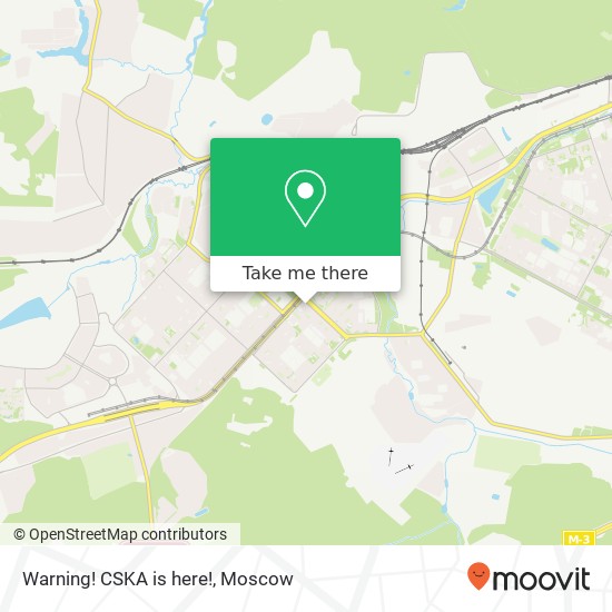 Warning! CSKA is here! map